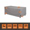 Modern Leisure Garrison Patio Ottoman/Coffee Table/Fire Pit Cover, Waterproof, 48 in. Lx25 in. Wx18 in. H, Granite 3002 - alternate 6
